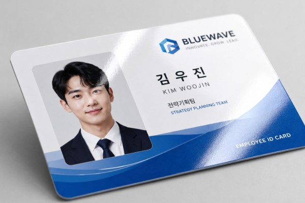 유광 사원증